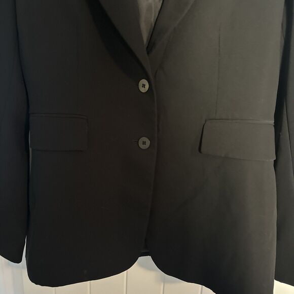 Tahari ASL Women's Black Two-Button Blazer Sport Coat Suit Jacket Size 6P - Picture 2 of 6